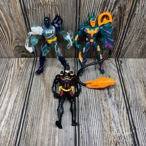 Lot of 3 Vintage Batman Toy Action Figures 1990s